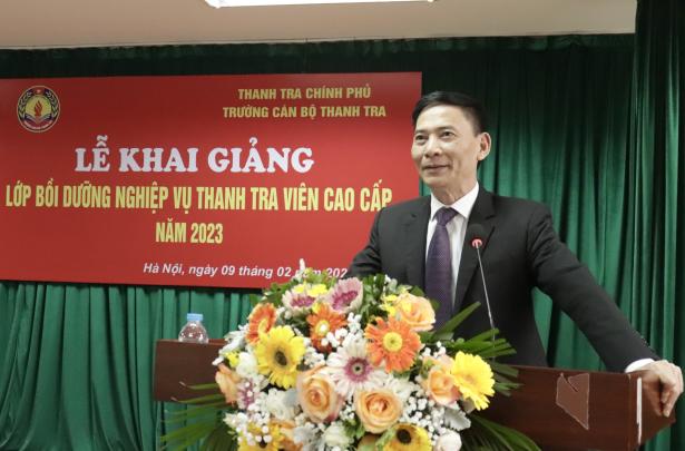 Khai giảng Lớp bồi dưỡng nghiệp vụ Thanh tra viên cao cấp năm 2023