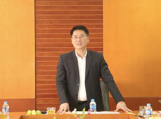 Phó Tổng Thanh tra Chính phủ Lê Sỹ Bảy làm việc với Trường Cán bộ Thanh tra