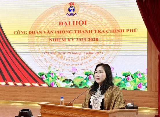Đại hội Công đoàn Văn phòng Thanh tra Chính phủ nhiệm kỳ 2023-2028