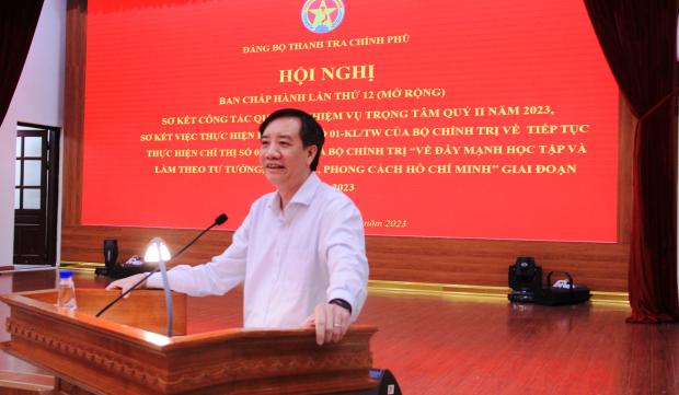 Hội nghị Ban chấp hành Đảng bộ Thanh tra Chính phủ lần thứ 12