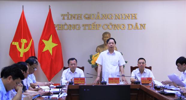 Phó Tổng Thanh tra Chính phủ Trần Ngọc Liêm tiếp công dân tại Quảng Ninh