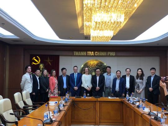The Government Inspectorate of Viet Nam hosted a reception for the delegation...