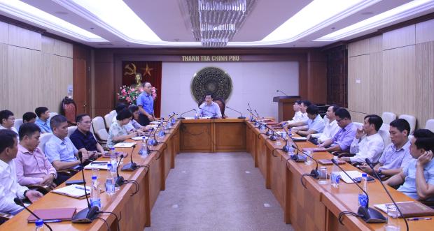 Phó Tổng Thanh tra Chính phủ Dương Quốc Huy làm việc với Cục I