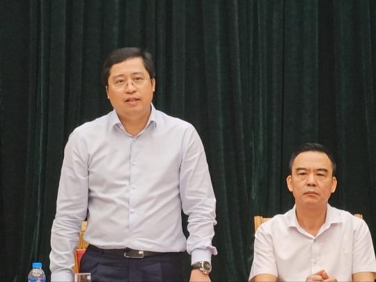 Phó Tổng Thanh tra Chính phủ Dương Quốc Huy làm việc với Ban Tiếp công dân...