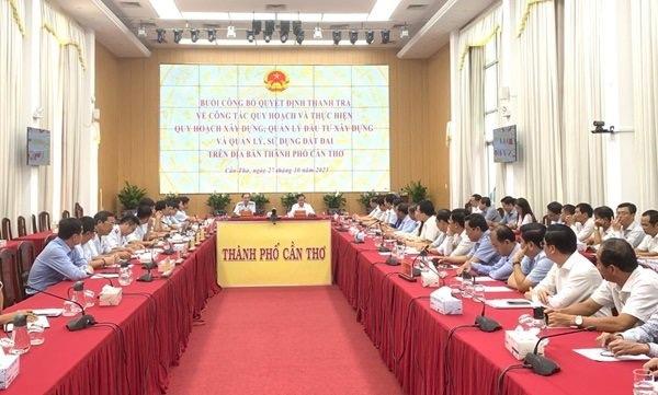 Công bố Quyết định thanh tra tại TP Cần Thơ