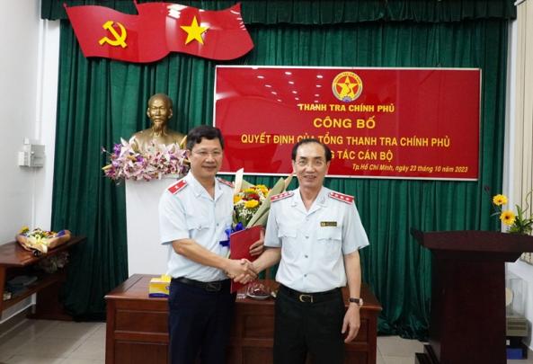 Thanh tra Chính phủ công bố Quyết định bổ nhiệm Cục trưởng Cục Thanh tra,...