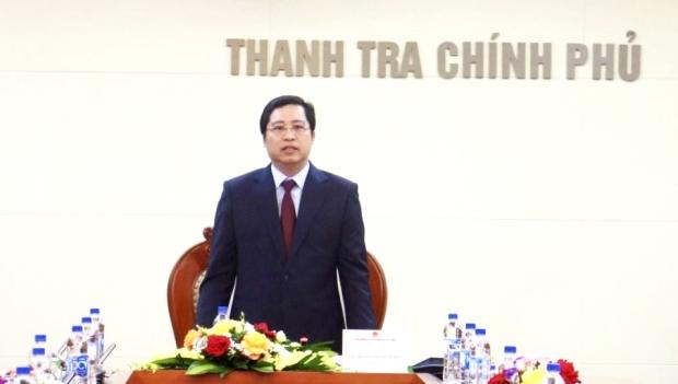 Phó Tổng Thanh tra Chính phủ Dương Quốc Huy tiếp xã giao Đoàn cán bộ Thanh tra Campuchia