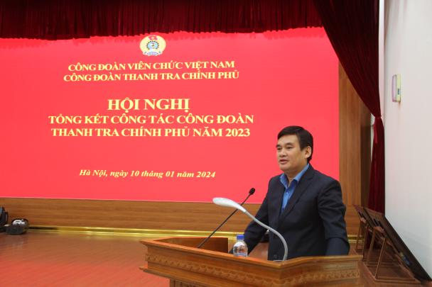 Công đoàn Thanh tra Chính phủ tổng kết công tác năm 2023