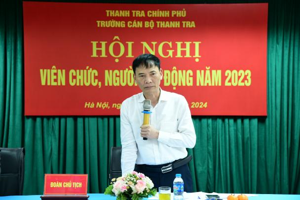 Trường Cán bộ Thanh tra tổ chức hội nghị viên chức, người lao động năm 2023