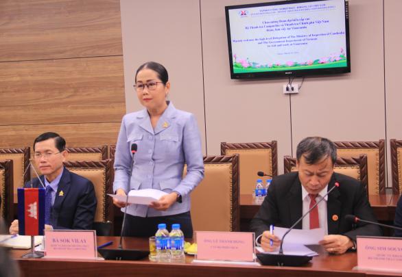 Đoàn đại biểu Bộ Thanh tra Campuchia thăm và làm việc tại Tập đoàn Thanh Khoáng sản Việt Nam