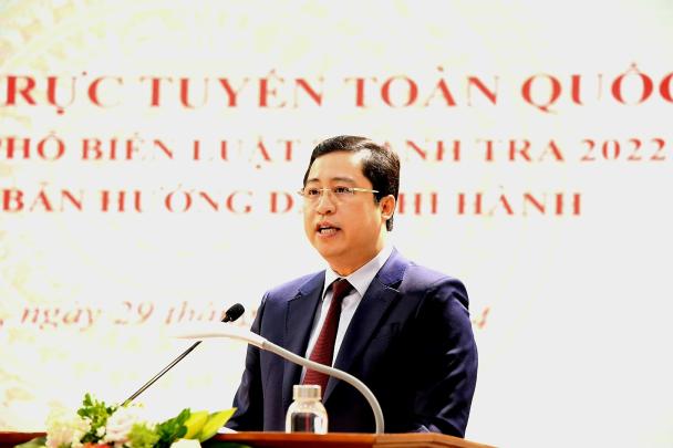 Hội nghị tuyên truyền, phổ biến Luật Thanh tra năm 2022 và các văn bản hướng...