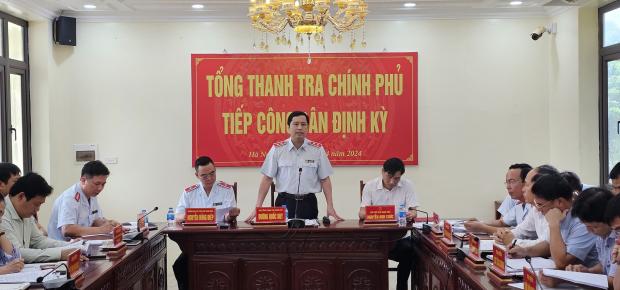 Phó Tổng Thanh tra Chính phủ Dương Quốc Huy chỉ đạo giải quyết dứt điểm vụ...