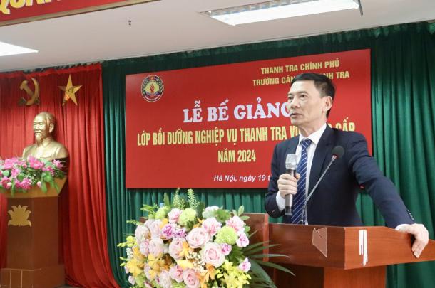 Bế giảng Khoá bồi dưỡng nghiệp vụ Thanh tra viên cao cấp năm 2024