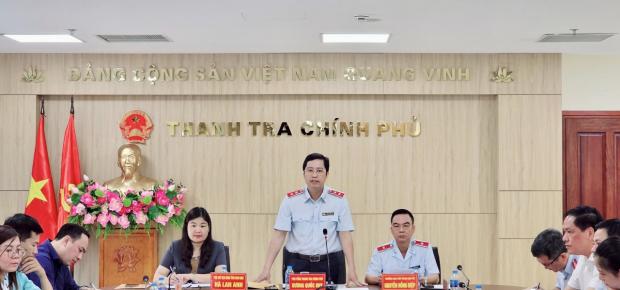 Phó Tổng Thanh tra Chính phủ Dương Quốc Huy tiếp công dân định kỳ tháng 5/2024