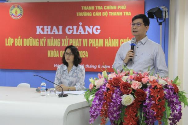 Trường Cán bộ Thanh tra khai giảng khoá bồi dưỡng kỹ năng xử phạt vi phạm...