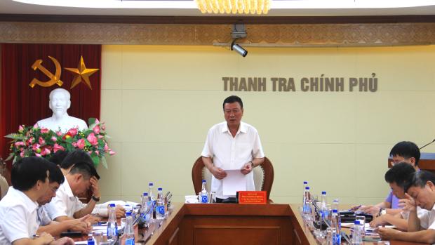 Thanh tra Chính phủ họp giao ban công tác tháng 8/2024