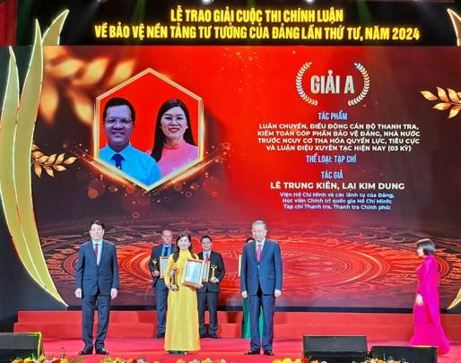 Tạp chí Thanh tra đạt giải A toàn quốc Cuộc thi chính luận về bảo vệ nền tảng...