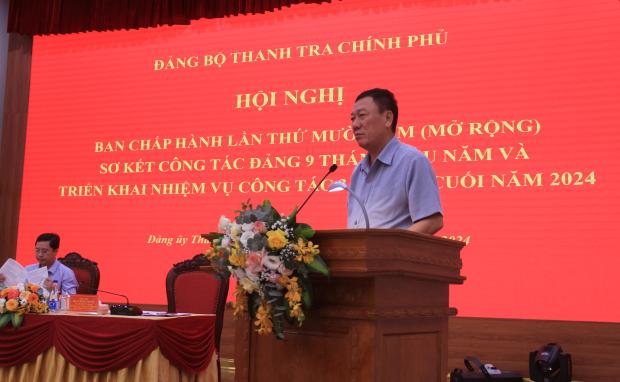 Đảng bộ Thanh tra Chính phủ sơ kết công tác 9 tháng đầu năm 2024