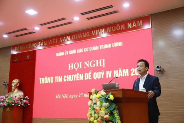 Hội nghị Thông tin chuyên đề quý IV/2024