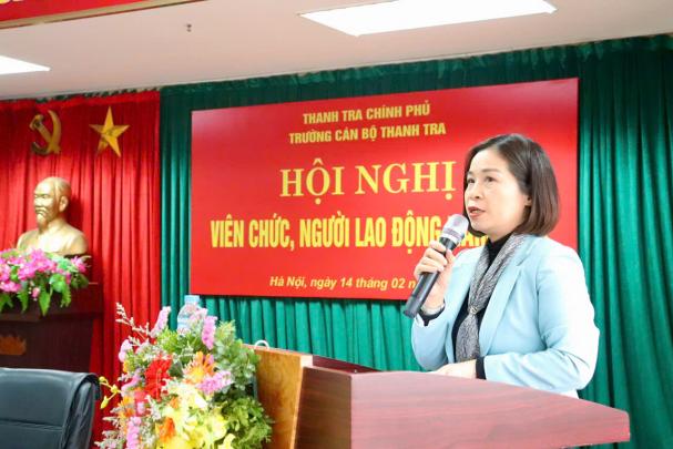 Hội nghị viên chức, người lao động Trường Cán bộ Thanh tra năm 2024