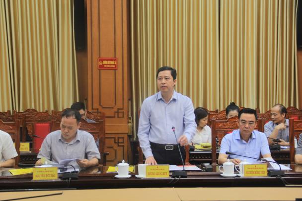 Tổ công tác số 1 của Thanh tra Chính phủ làm việc tại Thái Bình