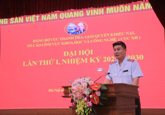 Đại hội Đảng bộ Thanh tra, giải quyết khiếu nại, tố cáo lĩnh vực khoa học và công nghệ