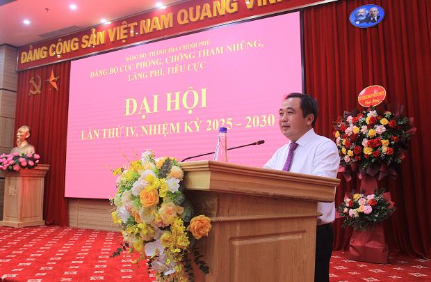 Đại hội Đảng bộ Cục Phòng, chống tham nhũng, lãng phí, tiêu cực nhiệm kỳ 2025...