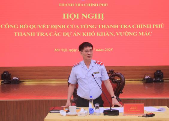 Công bố quyết định thanh tra các dự án có khó khăn, vướng mắc tại tỉnh Thanh Hóa