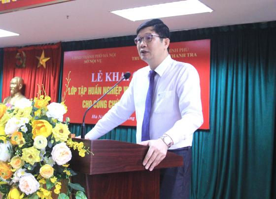 Khai giảng Lớp tập huấn nghiệp vụ lĩnh vực Tư pháp – Văn phòng