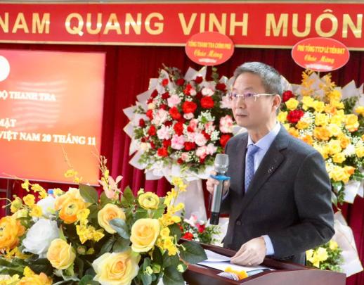 Phó Tổng Thanh tra Chính phủ Lê Tiến Đạt thăm, chúc mừng Trường Cán bộ Thanh tra