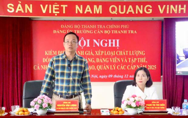 Đảng bộ Trường Cán bộ thanh tra Tổng kết công tác Đảng năm 2025