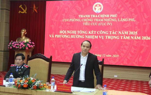 Cục Phòng chống tham nhũng, lãng phí, tiêu cực tổng kết công tác năm 2025