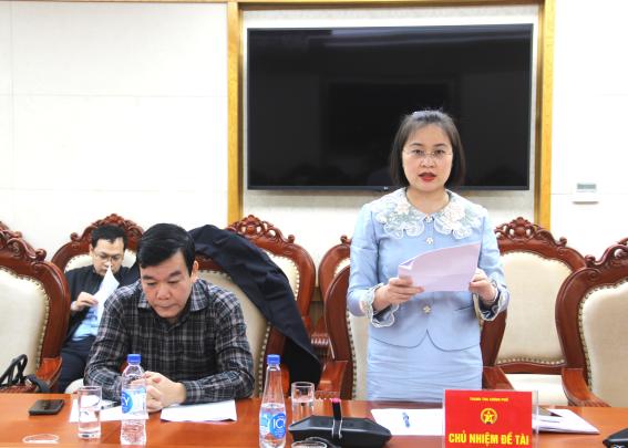 Hội nghị thuyết minh đề tài khoa học cấp Bộ: “Cơ sở khoa học xây dựng Chiến lược phát triển ngành...