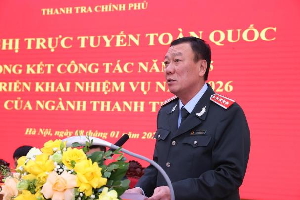 Phát biểu Khai mạc của Tổng Thanh tra Chính phủ Đoàn Hồng Phong tại Hội nghị trực tuyến toàn quốc...