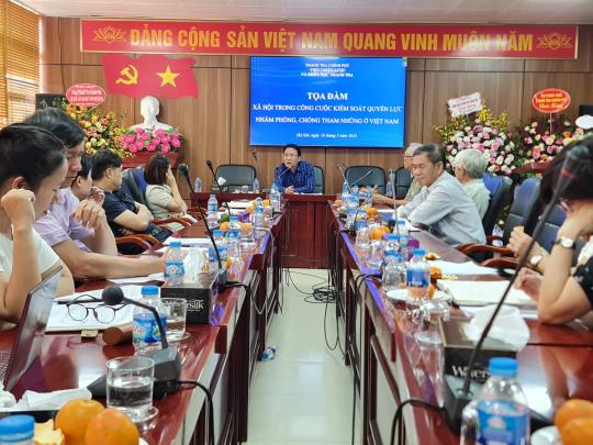 Hội thảo khoa học: “Xã hội trong công cuộc kiểm soát quyền lực nhằm phòng, chống tham nhũng ở Việt Nam”