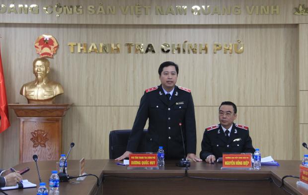 Phó Tổng Thanh tra Chính phủ Dương Quốc Huy tiếp công dân định kỳ tháng 12 tại Hà Nội