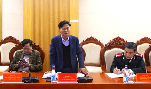 Công bố quyết định thanh tra trách nhiệm về thực hiện công vụ tại Bộ Tài chính, Bộ Kế hoạch và Đầu tư, UBND tỉnh Bắc Ninh