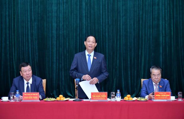 Phó Chủ tịch Quốc Hội Trần Quang Phương thăm, chúc tết và làm việc tại Trụ sở Ban Tiếp công dân Trung ương