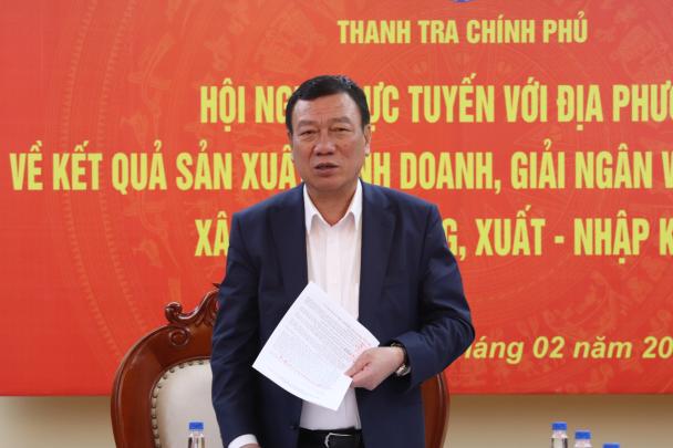 Tổng Thanh tra Chính phủ làm việc với tỉnh Tuyên Quang và Hà Giang